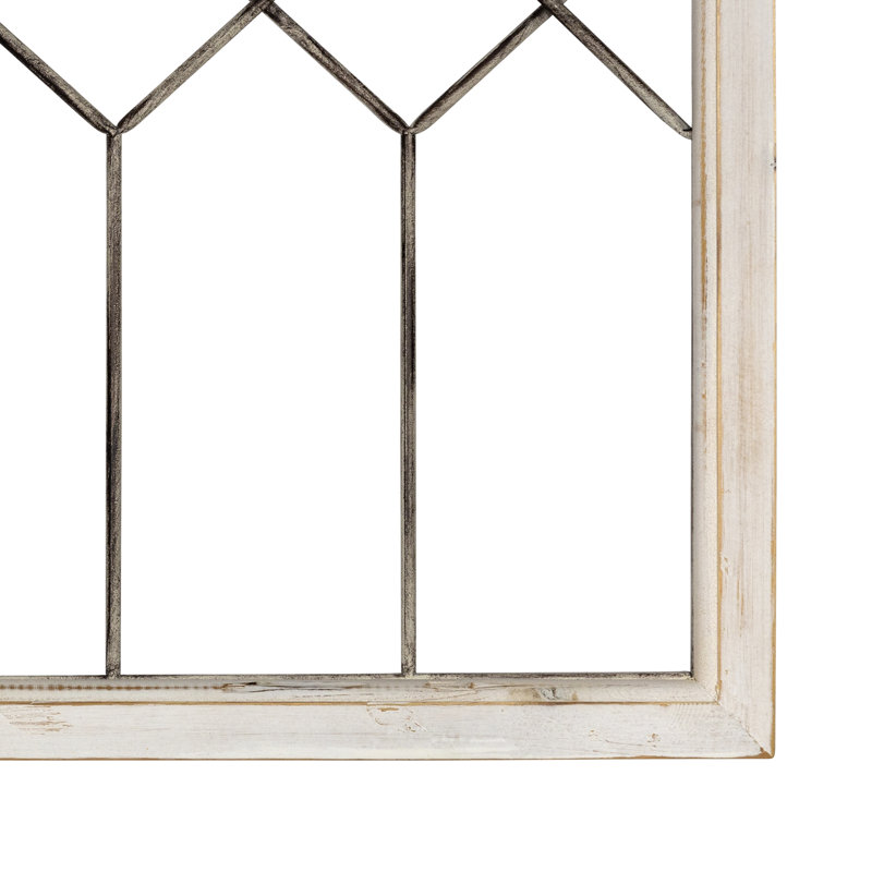 One Allium Way® Distressed Window Panel Wall Decor & Reviews Wayfair